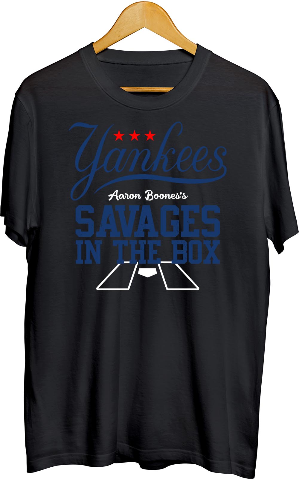 New York Aaron Savages In The Box Boone Ejected Baseball T Shirt