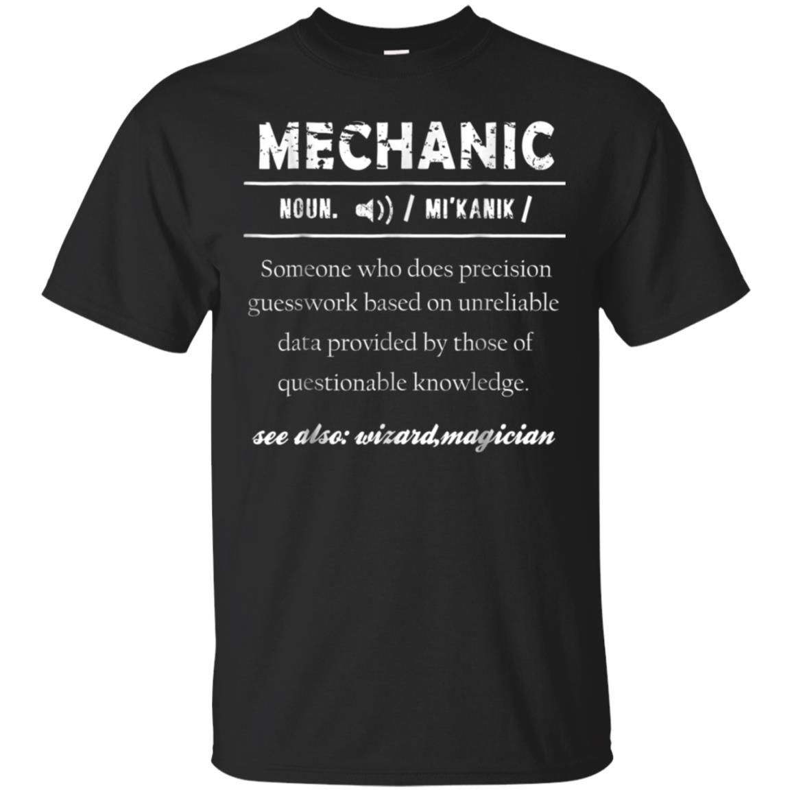 99promocode Mechanic Definition T Shirt Gift Car Mechanics T