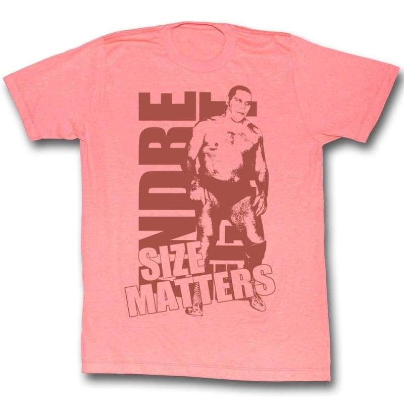 Andre The Giantize Peach Bright Orange Heather Adult S S Tshirt