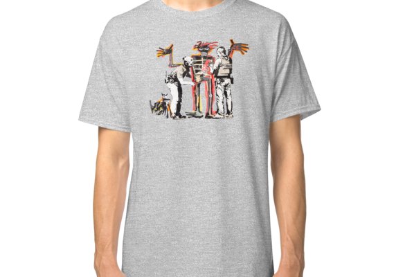 Banksy Police Frisk Classic T Shirt