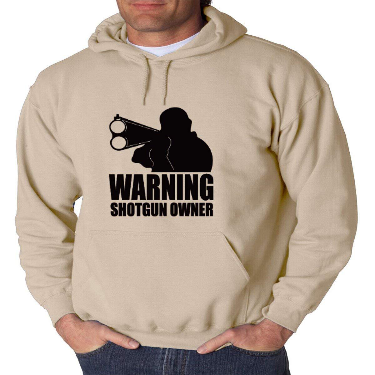 Warning Shotgun Owner Black Logo Bear Arms Hunting Gun Tan 5 T Shirt