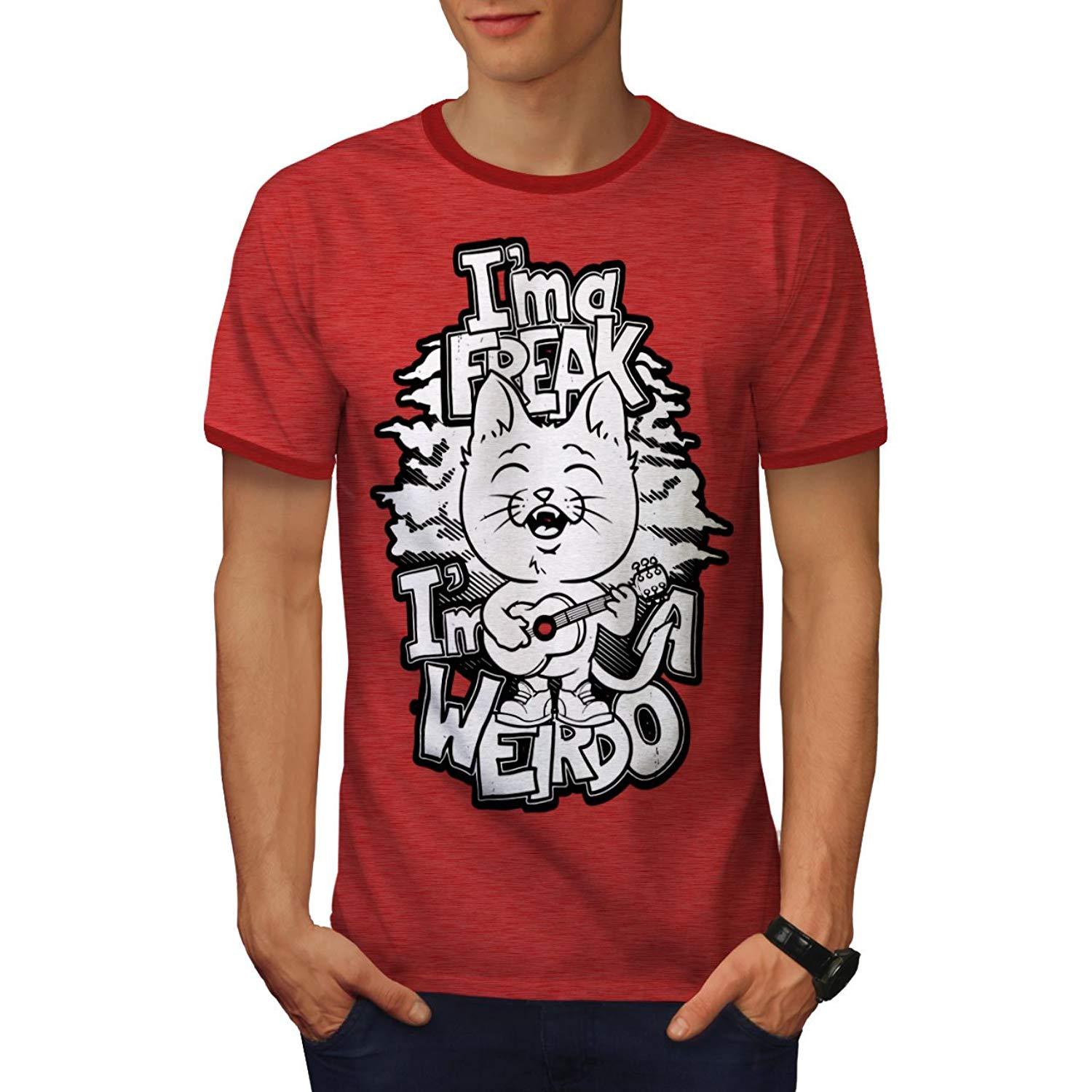  Cat Radiohead Creep M Ringer T Shirt