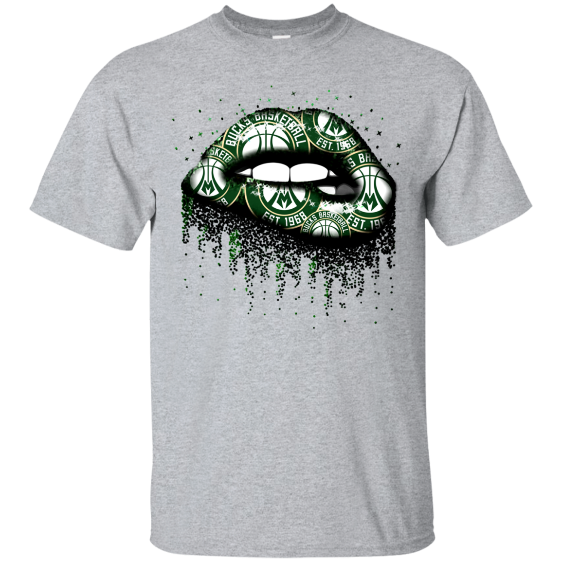 Sexy Milwaukee Bucks Lips For Basketball Lovers T Shirt