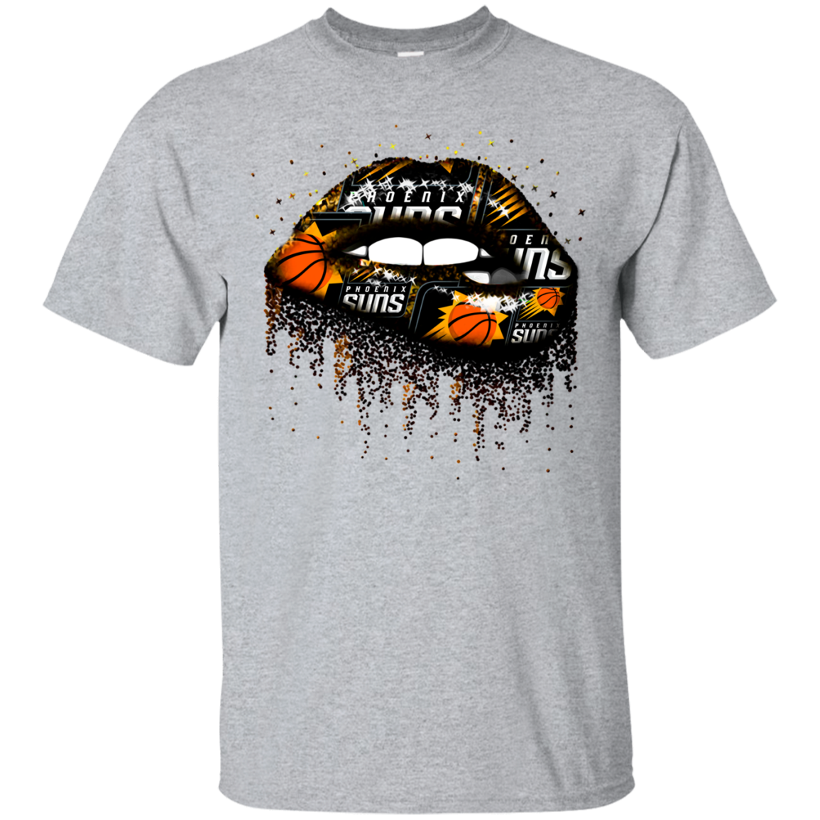 Sexy Phoenix Suns Lips For Basketball Lovers T Shirt