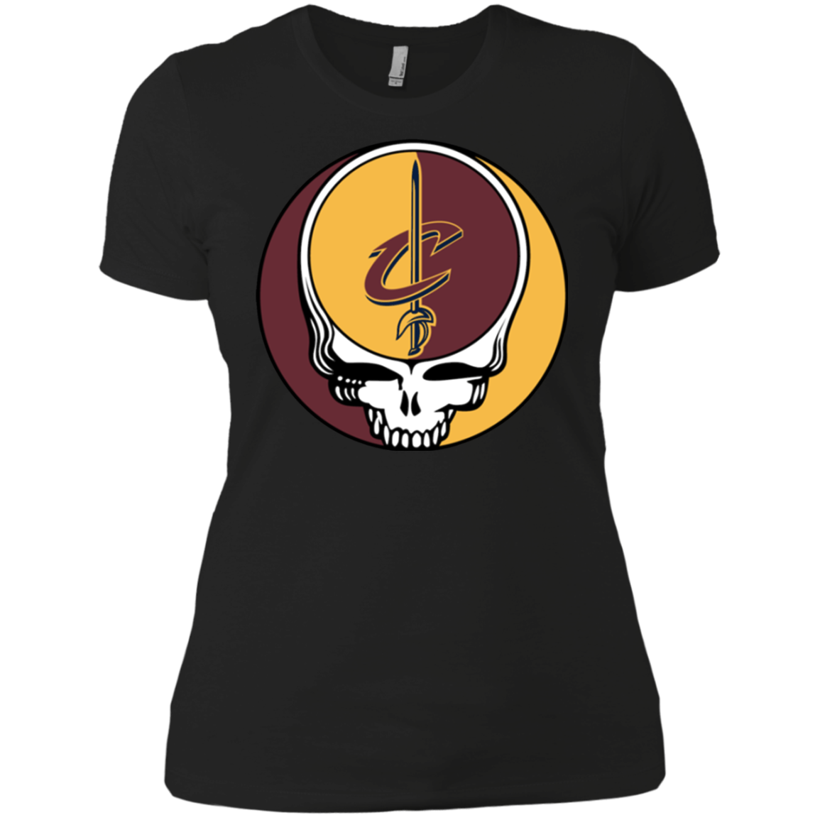 Cleveland Cavaliers Basketball Grateful Dead Steal Your Face For T Shirt