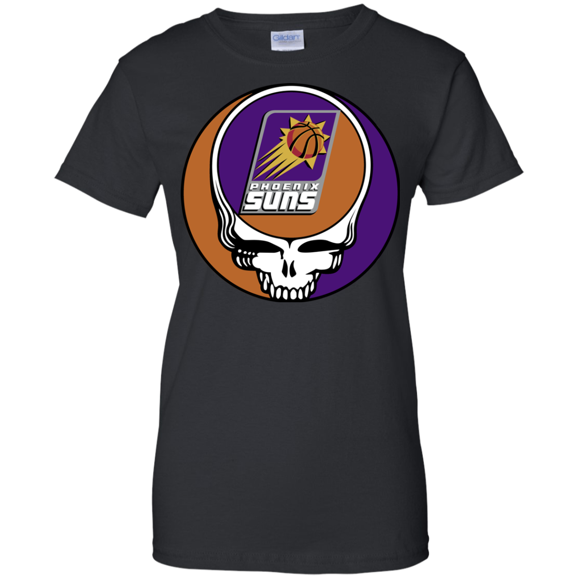 Phoenix Suns Basketball Grateful Dead Steal Your Face S S T Shirt