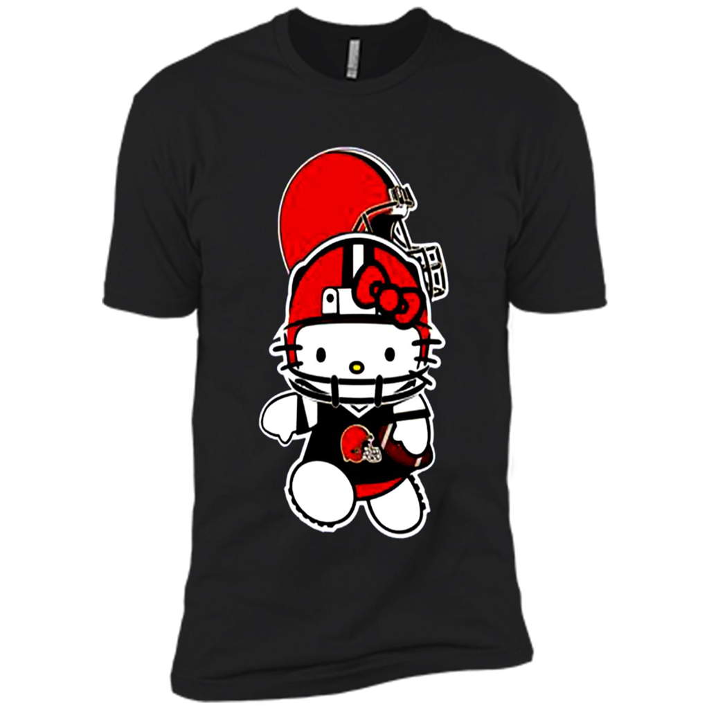 Hello Kitty Love Browns Football Short Sleeve T Shirt
